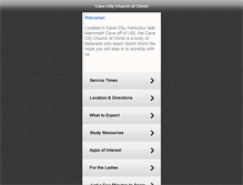 Tablet Screenshot of cavecitycoc.org